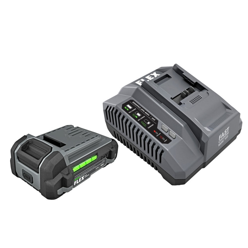 FLEX FX0411-1A 24V 2.5Ah Battery and 160W Charger Starter Kit — product view 1
