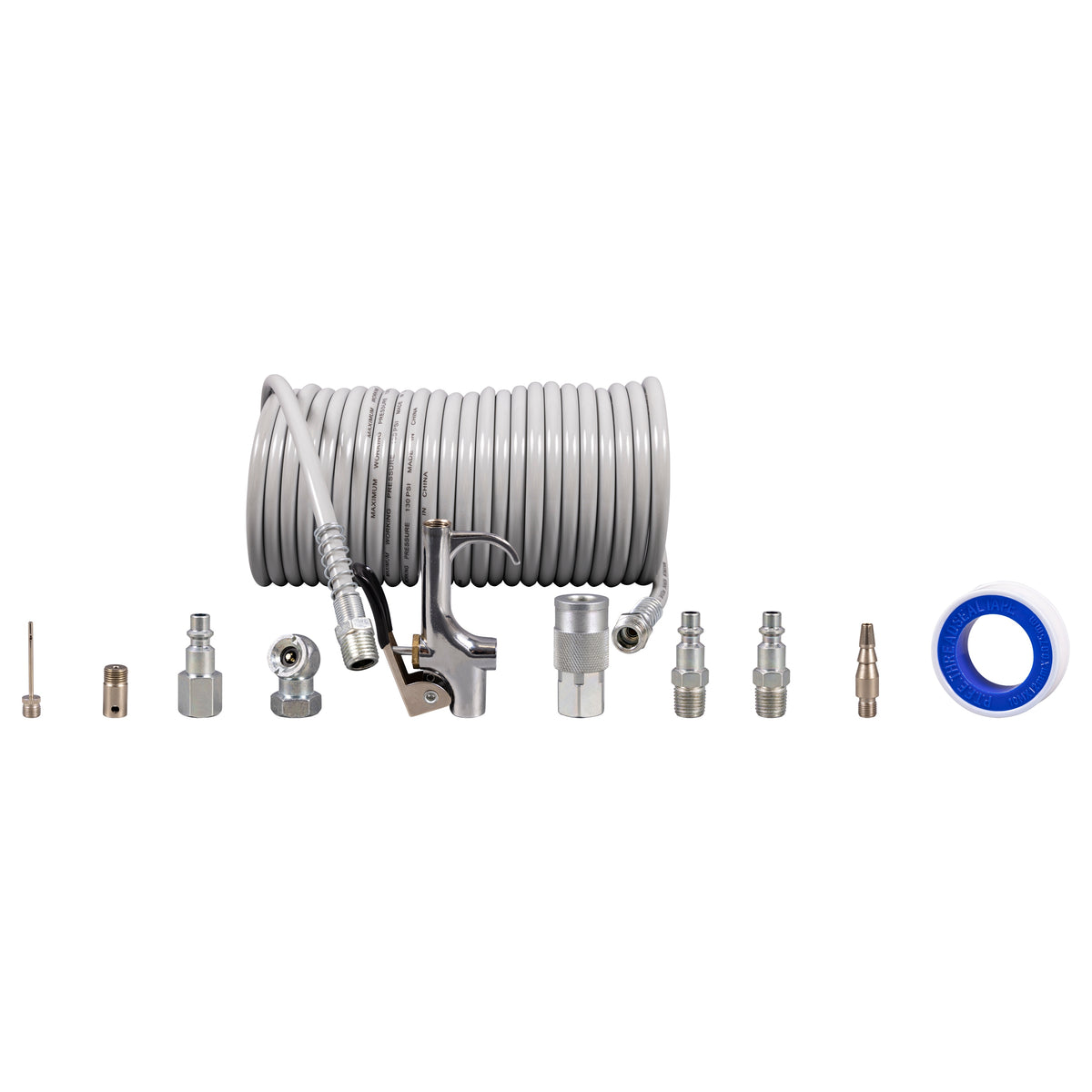 Project Source ATA991002 Air Tool Accessory Kit with Recoil Hose — product view 1