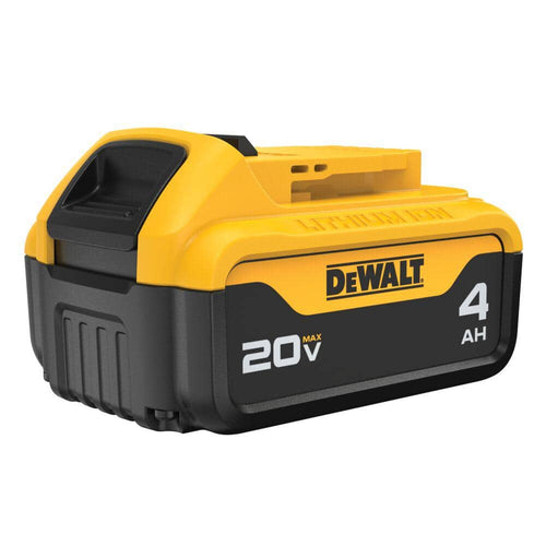 DEWALT DCB204 20V MAX 4.0Ah battery on white background