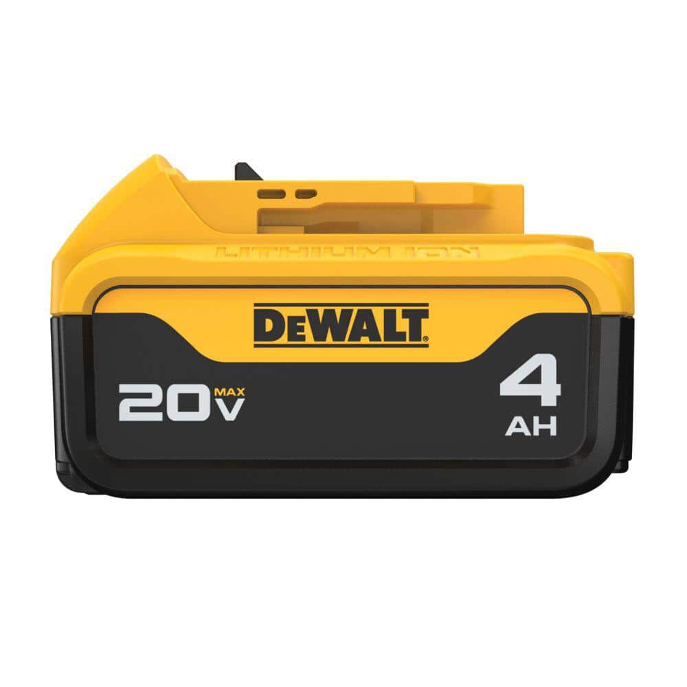 DEWALT DCB204 20V MAX 4.0Ah battery on white background