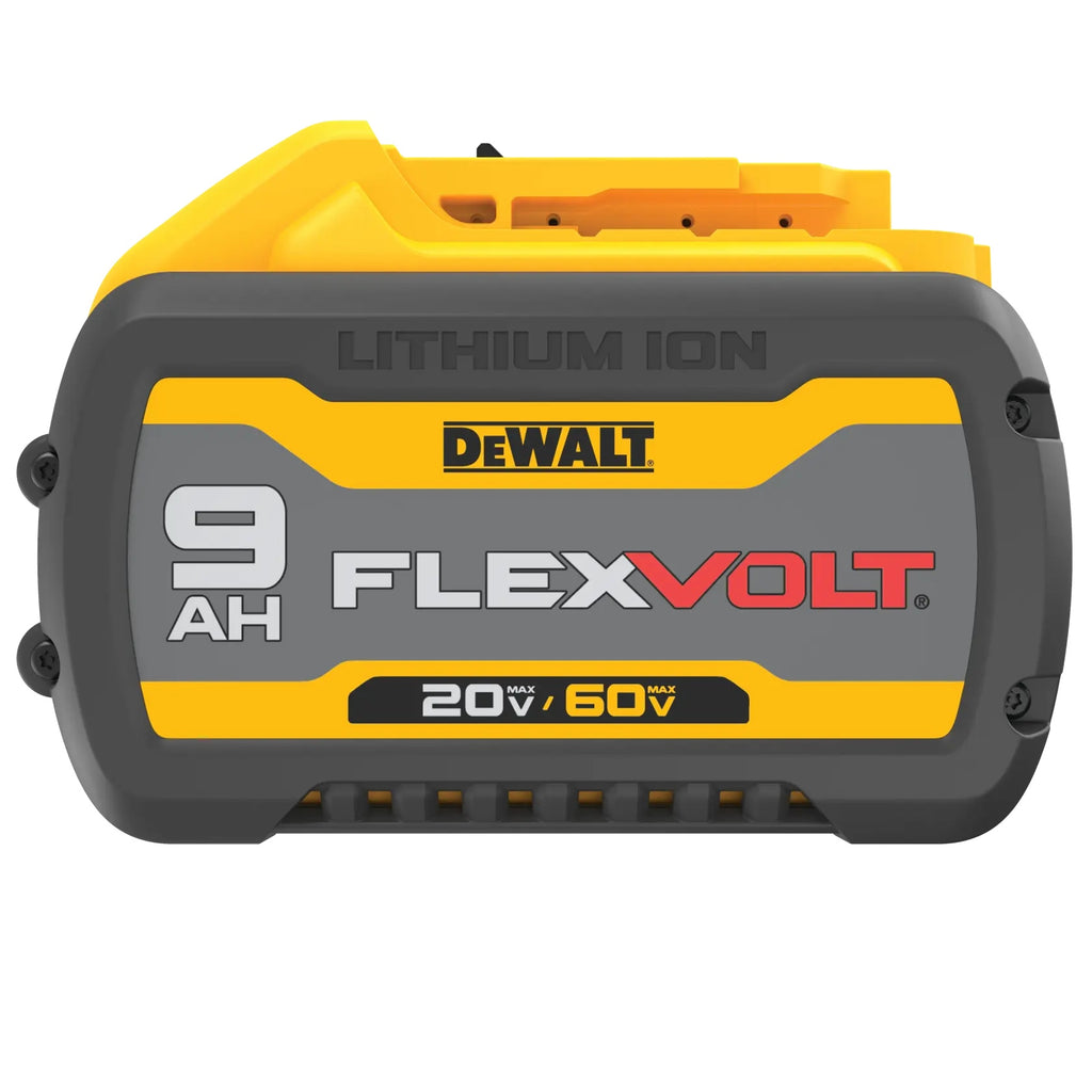 DEWALT DCB609 FLEXVOLT 9Ah battery side view