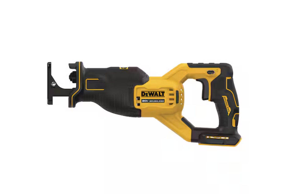 DEWALT reciprocating saw — original photo provided for the five-tool combo