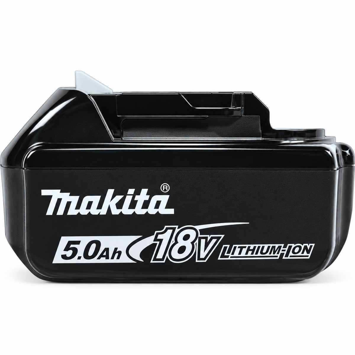 Makita BL1850B high resolution side profile on white background