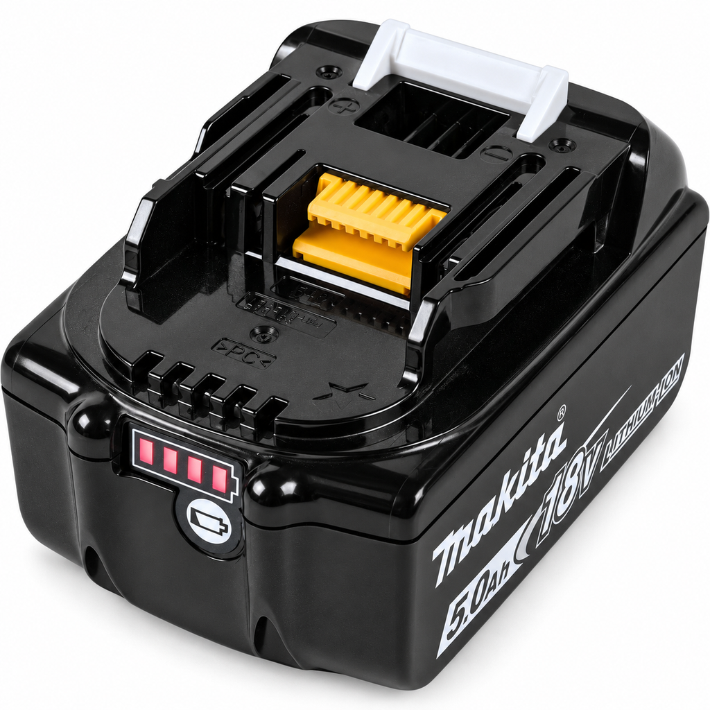 Makita BL1850B high resolution studio product view 4 on white background