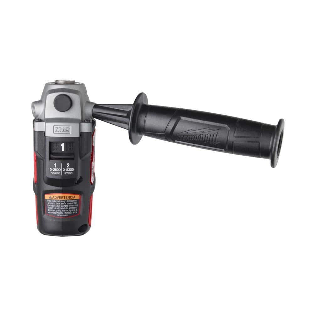 Milwaukee 2438-20 original mode selector and side handle detail