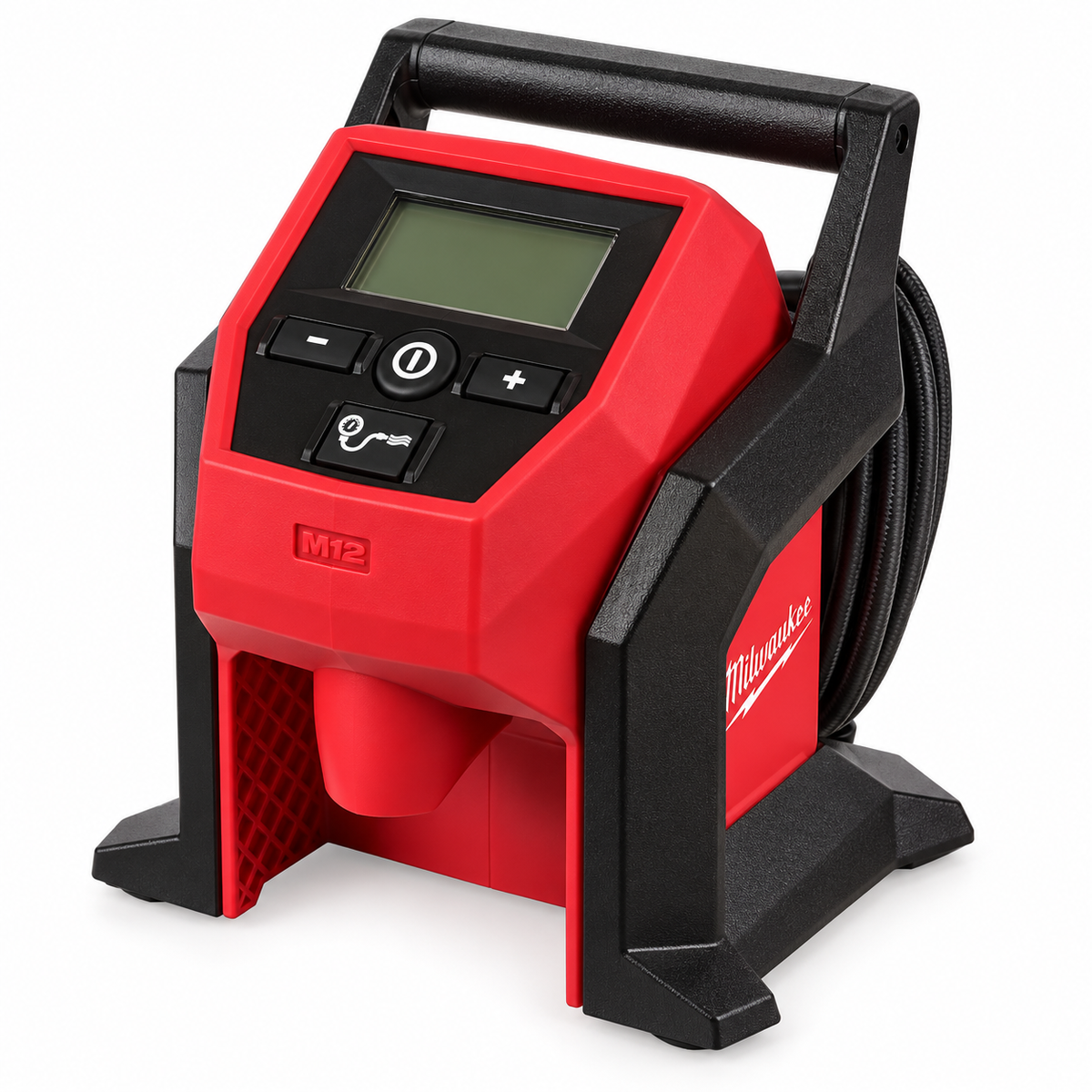 Milwaukee M12 2475-20 inflator – edited elevated view