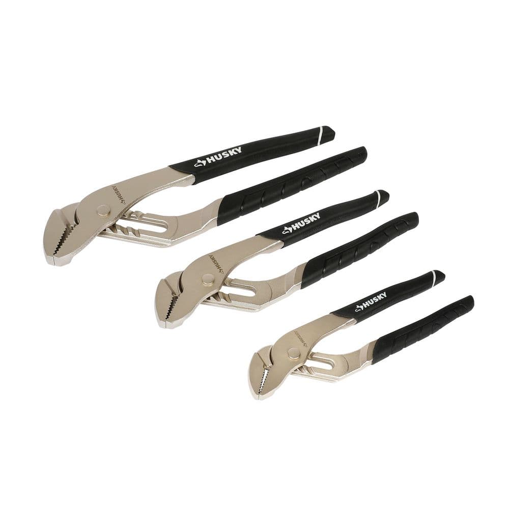 Husky 91631 Groove Joint Pliers Set — 3 Pieces — product view 1