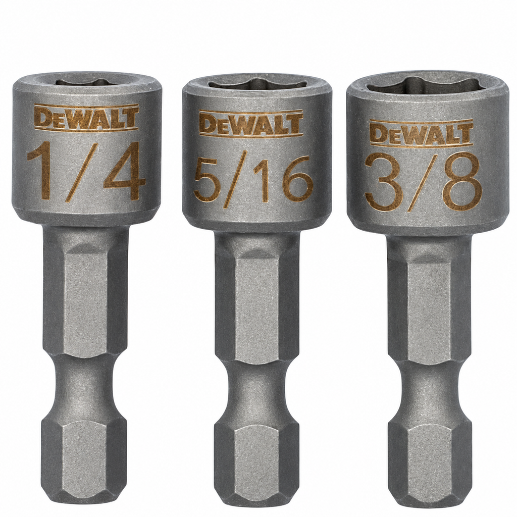 DEWALT DWAFND3 nut driver set — close detail