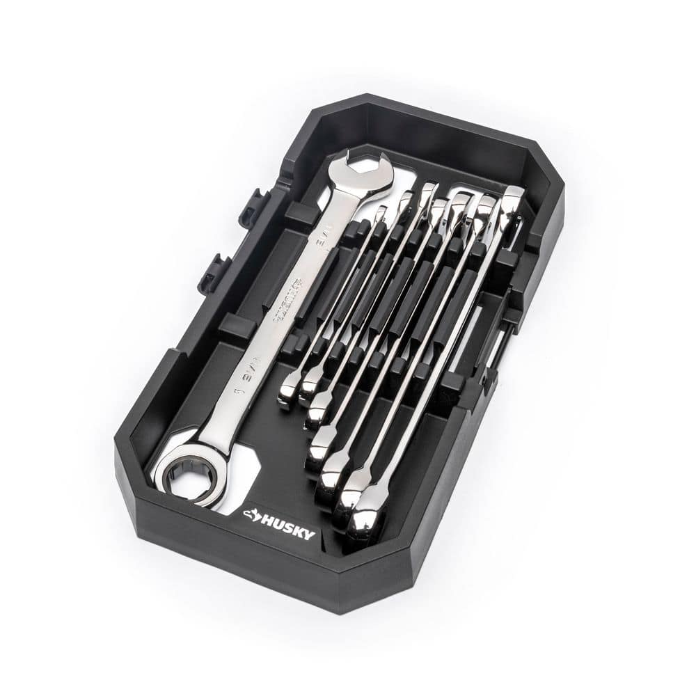 Husky HBCW10XLS BITE SAE Combination Wrench Set — 10 Pieces — product view 4