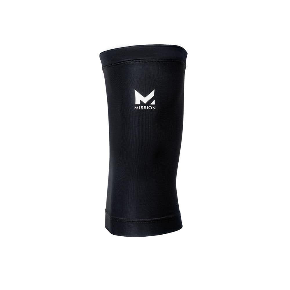Mission 111910 Essential Compression Knee Sleeve — Black, S/M — product view 1