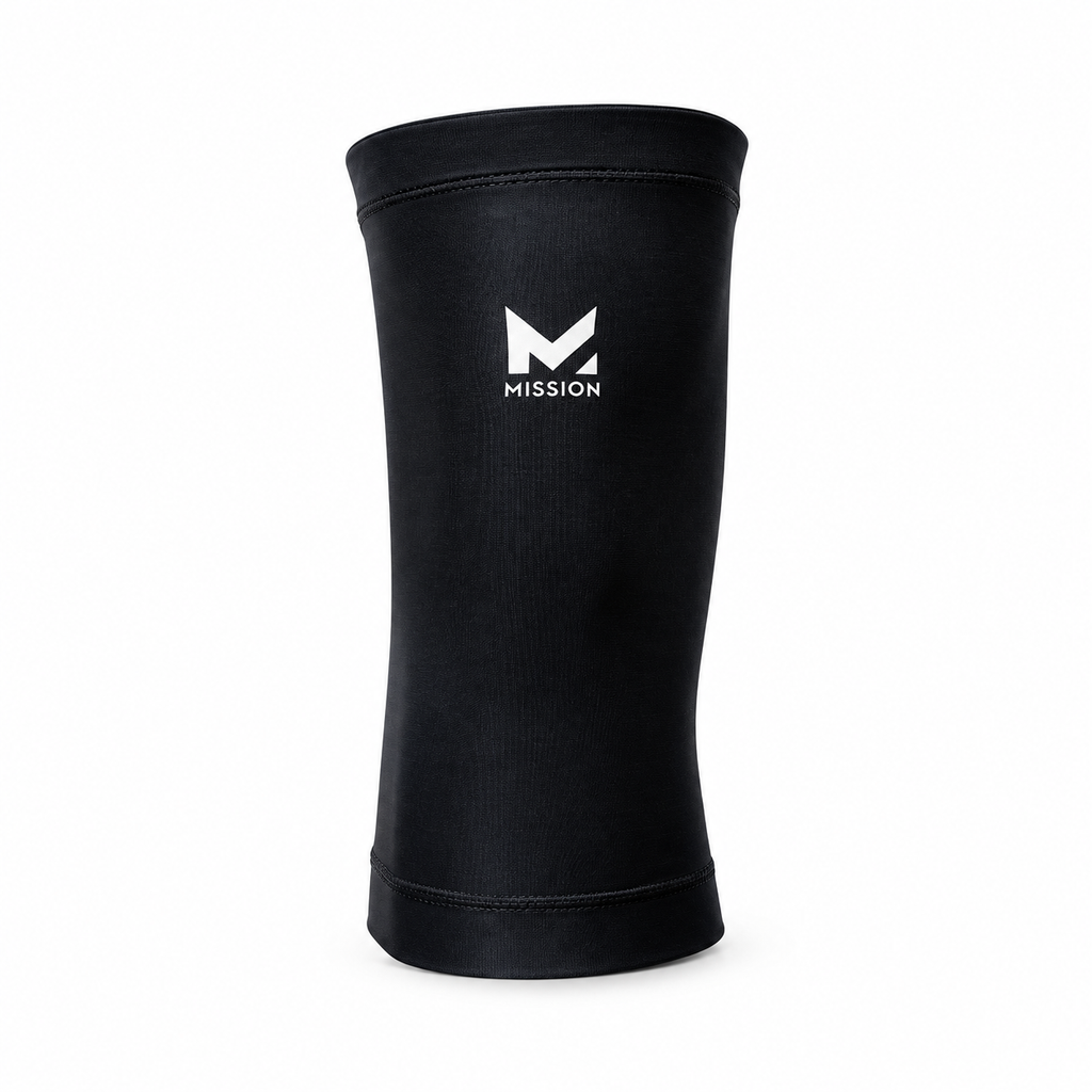 Mission 111910 Essential Compression Knee Sleeve — Black, S/M — product view 2