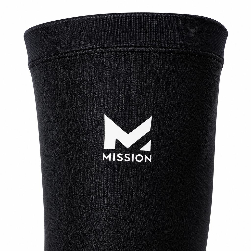 Mission 111910 Essential Compression Knee Sleeve — Black, S/M — product view 3