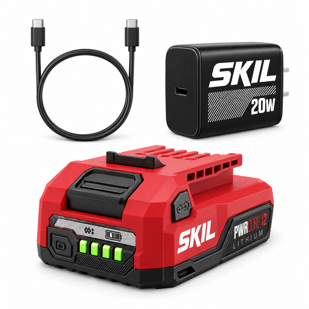 SKIL CB8429A-11 PWR CORE 12 Brushless Drill & Impact Driver Combo Kit — product view 4