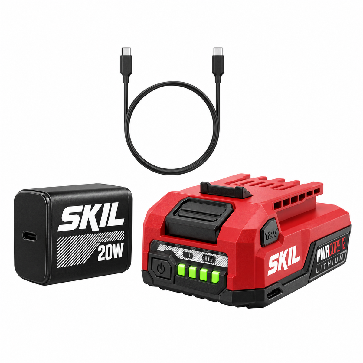 SKIL VA1200D-11 PWR CORE 12/20V Slim Vacuum Kit — product view 4