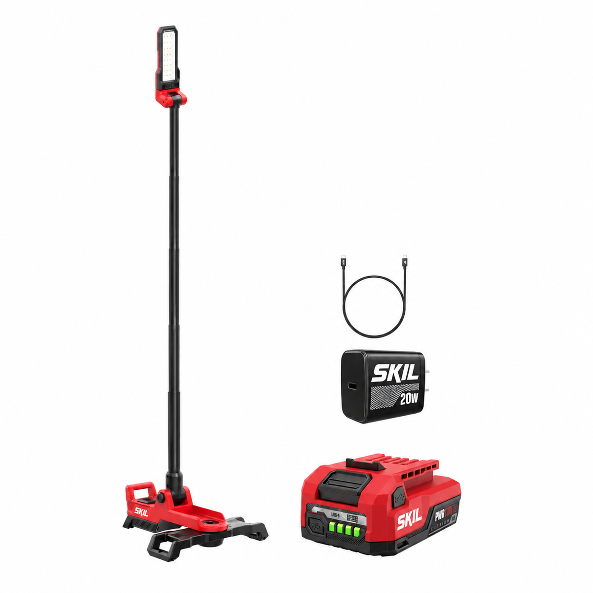 SKIL LH2500D-10 PWR CORE 12/20V Tower Light Kit — product view 2