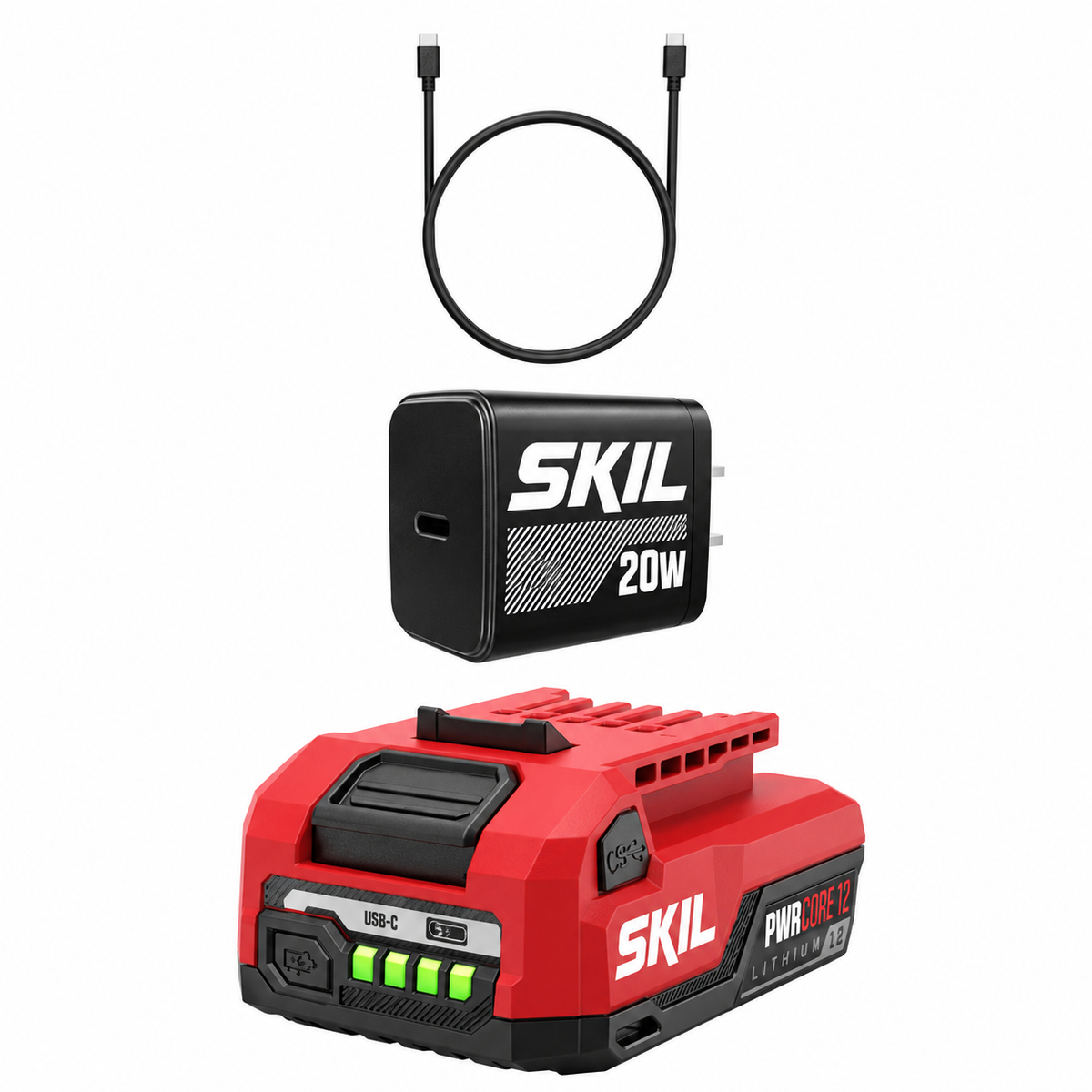 SKIL LH2500D-10 PWR CORE 12/20V Tower Light Kit — product view 4