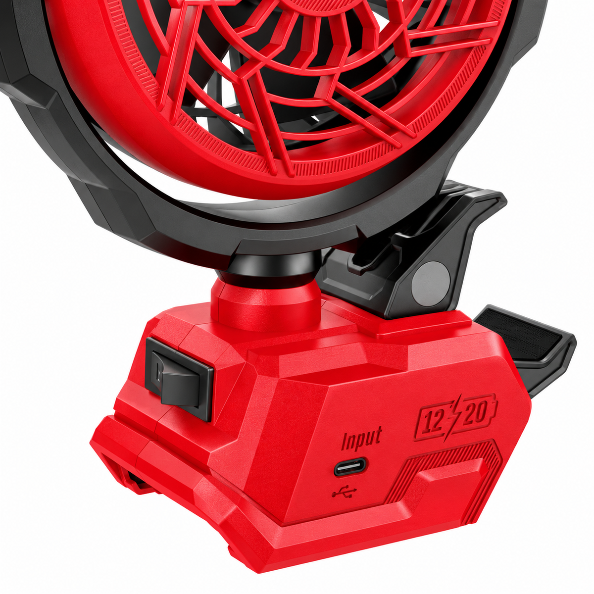SKIL FN0400D-00 PWR CORE 12/20V 4 in. Clamp Fan — Tool Only — product view 4