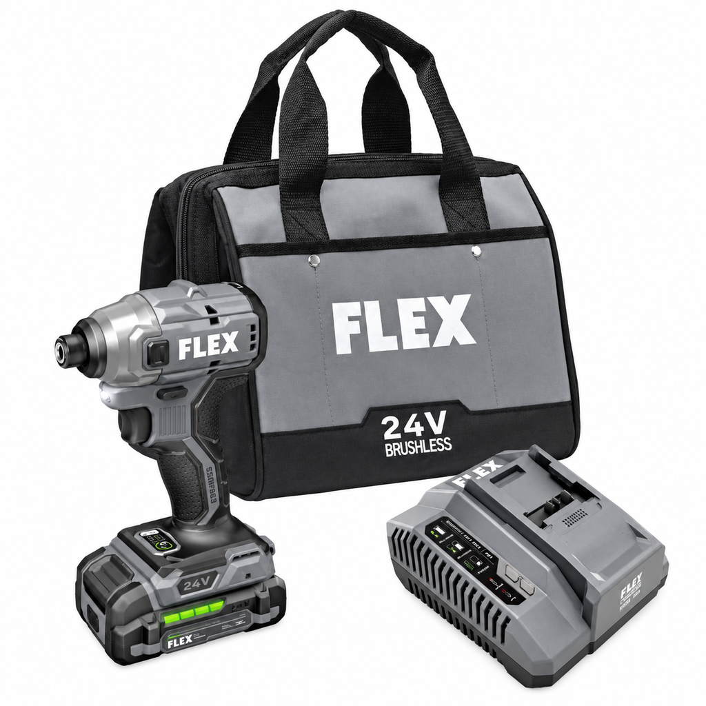 FLEX FX1331-1A COMPACT 24V Brushless Impact Driver Kit — product view 2