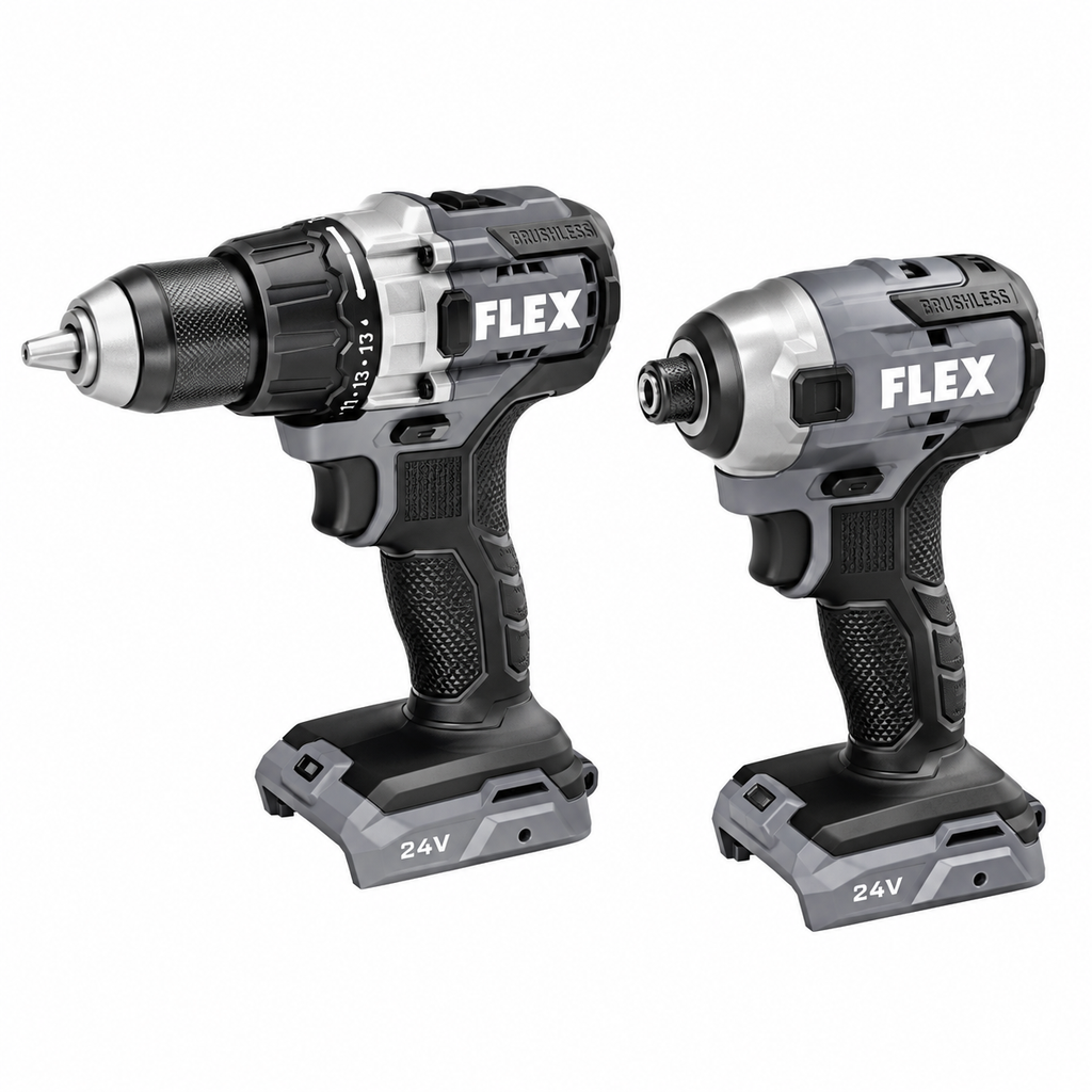 FLEX FXM404-2A 24V Brushless 4-Tool Combo Kit — product view 3