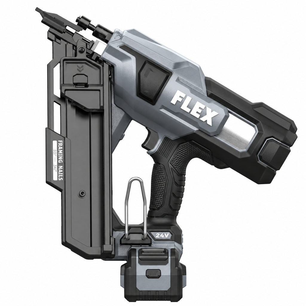 FLEX FX4351B-Z 24V 30-Degree Cordless Framing Nailer — Tool Only — product view 4