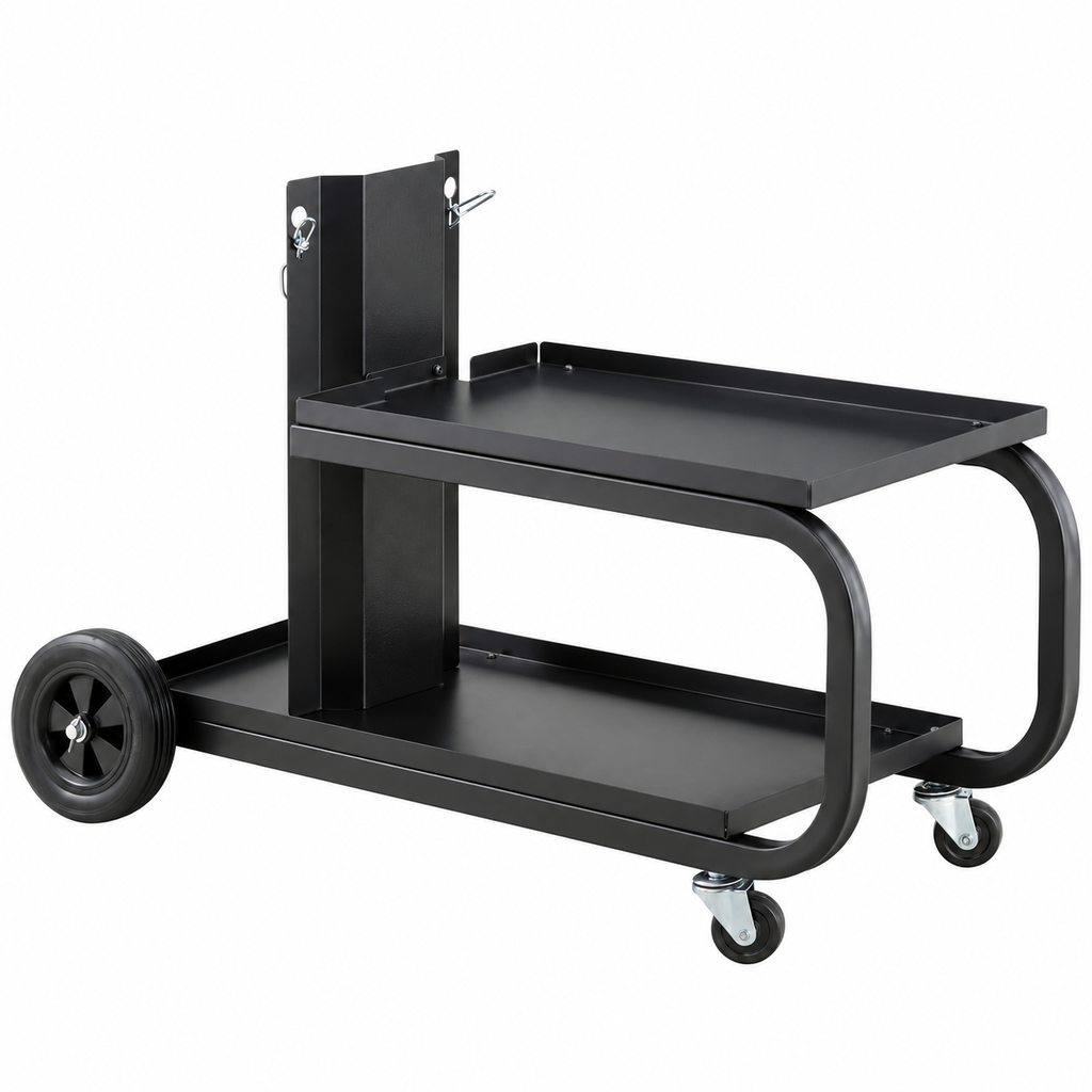 JobSmart WA018 Arc Welding Cart with Cylinder Rack — product view 4