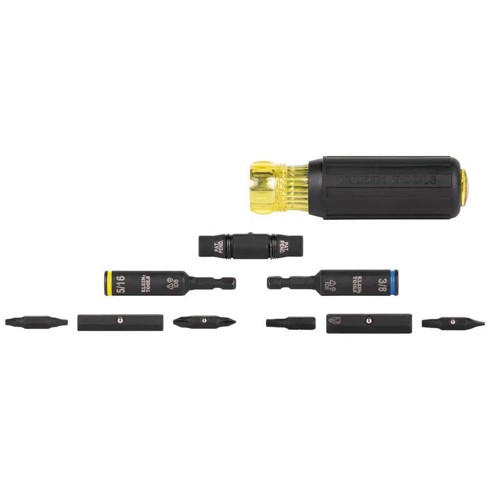 Klein Tools 32500HDR 11-in-1 Impact-Rated Screwdriver & Nut Driver