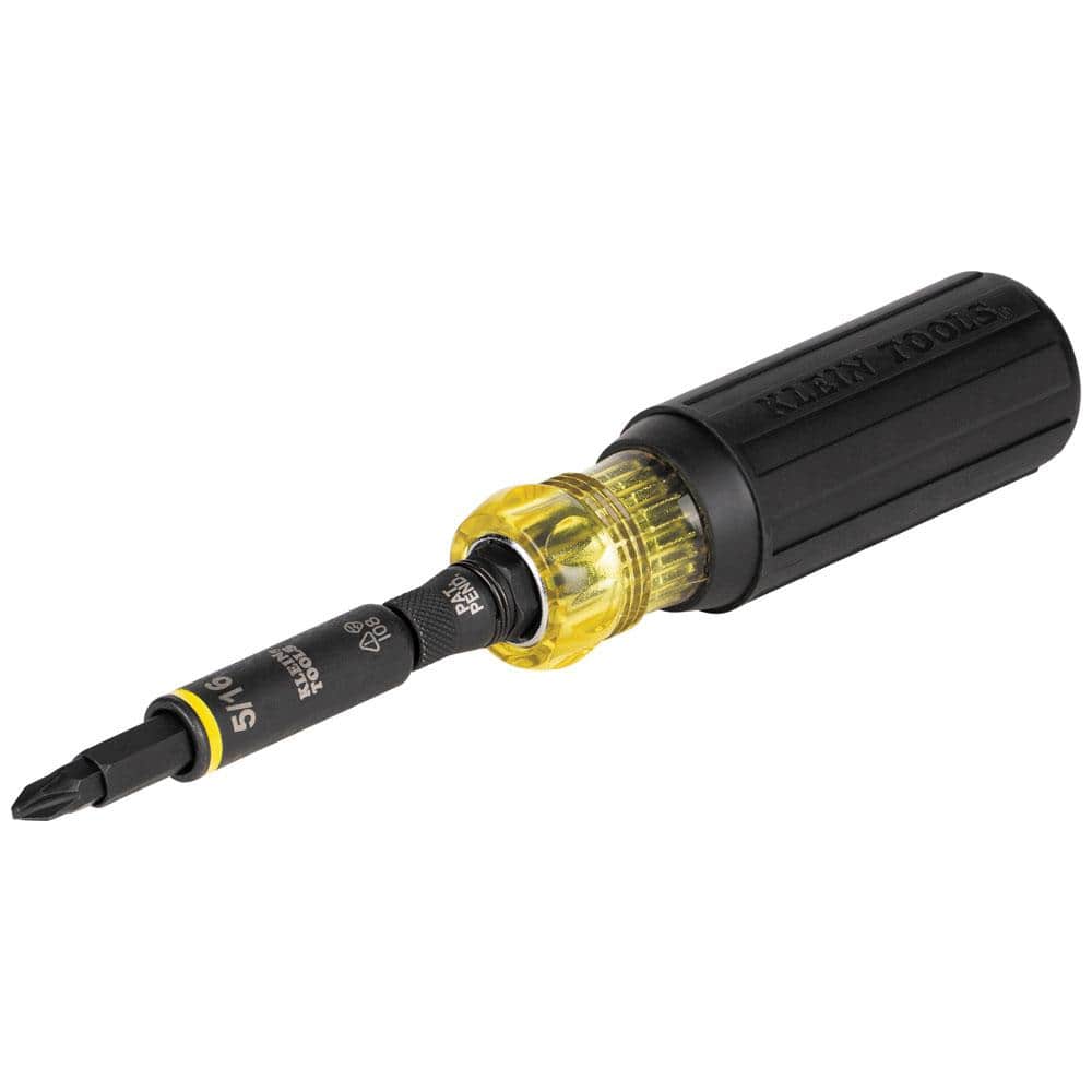Klein Tools 32500HDR 11-in-1 Impact-Rated Screwdriver & Nut Driver