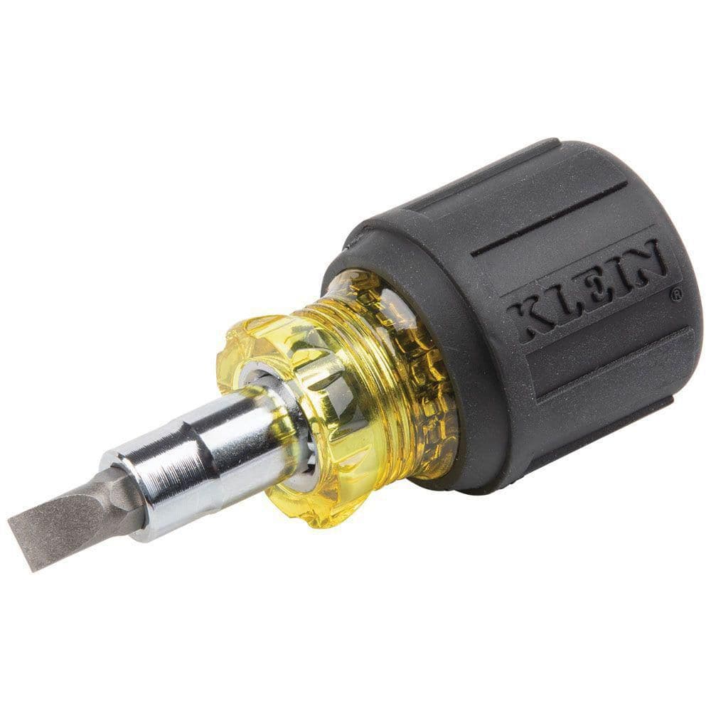 Klein Tools 32561 Stubby Multi-Bit Screwdriver & Nut Driver