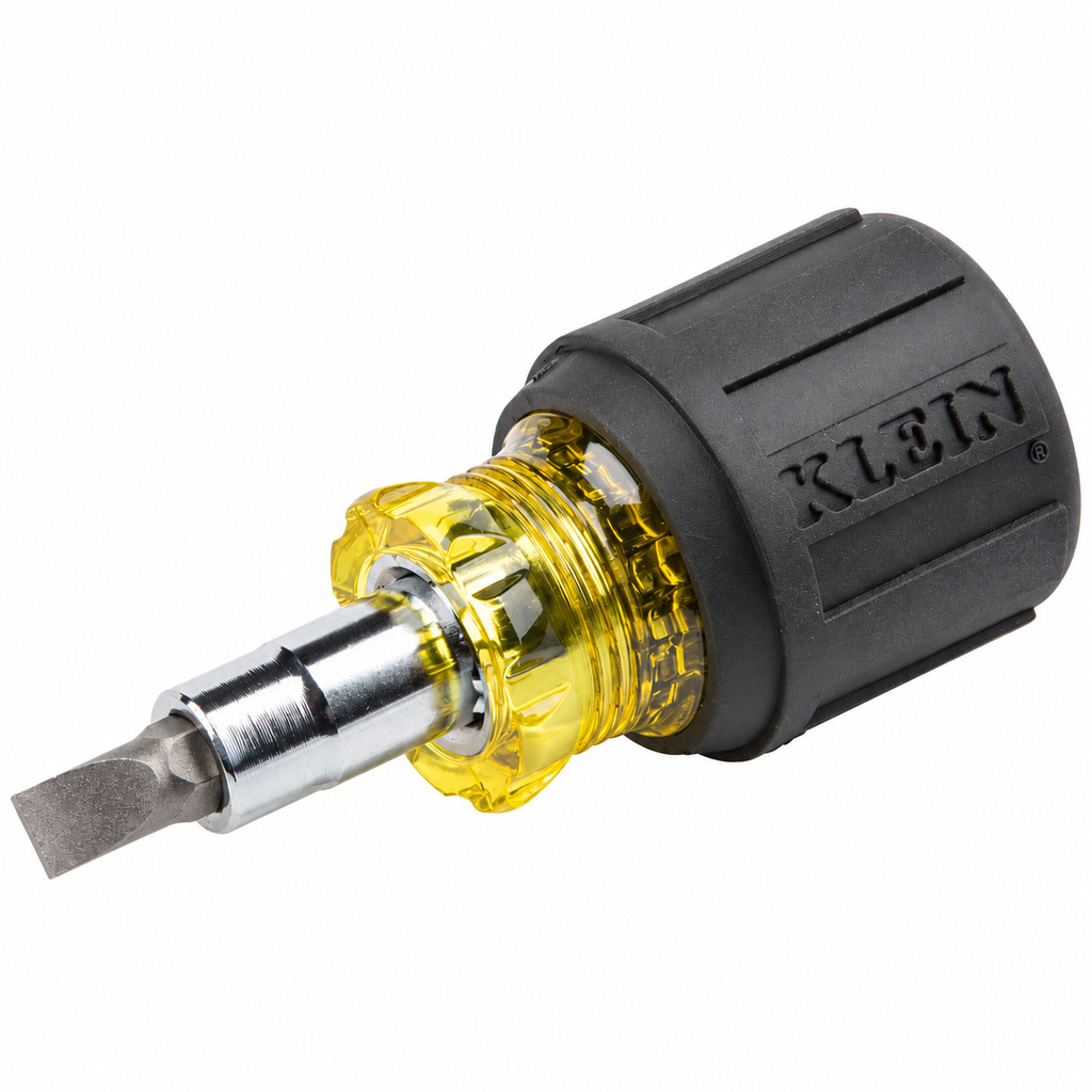 Klein Tools 32561 Stubby Multi-Bit Screwdriver & Nut Driver