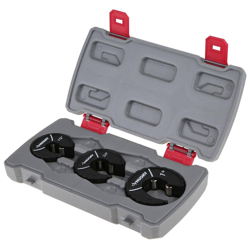 Husky 410-013-0111 Close Quarters Tubing Cutter Set with Case — 3 Pieces