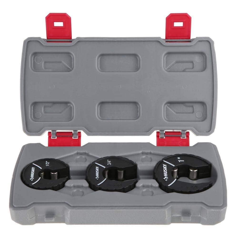 Husky 410-013-0111 Close Quarters Tubing Cutter Set with Case — 3 Pieces