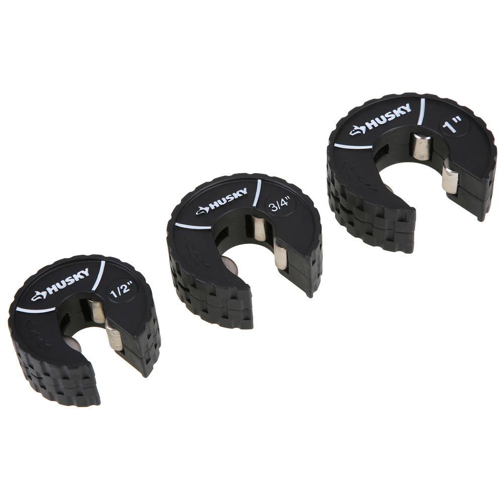 Husky 410-013-0111 Close Quarters Tubing Cutter Set with Case — 3 Pieces