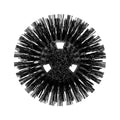 RYOBI A95RAB1 Abrasive Bristle Round Brush with Hex Shank