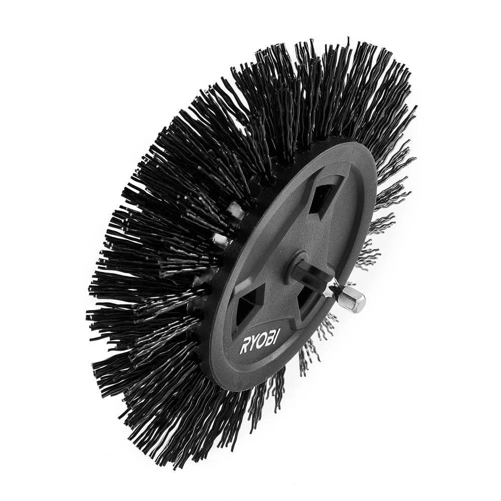 RYOBI A95RAB1 Abrasive Bristle Round Brush with Hex Shank