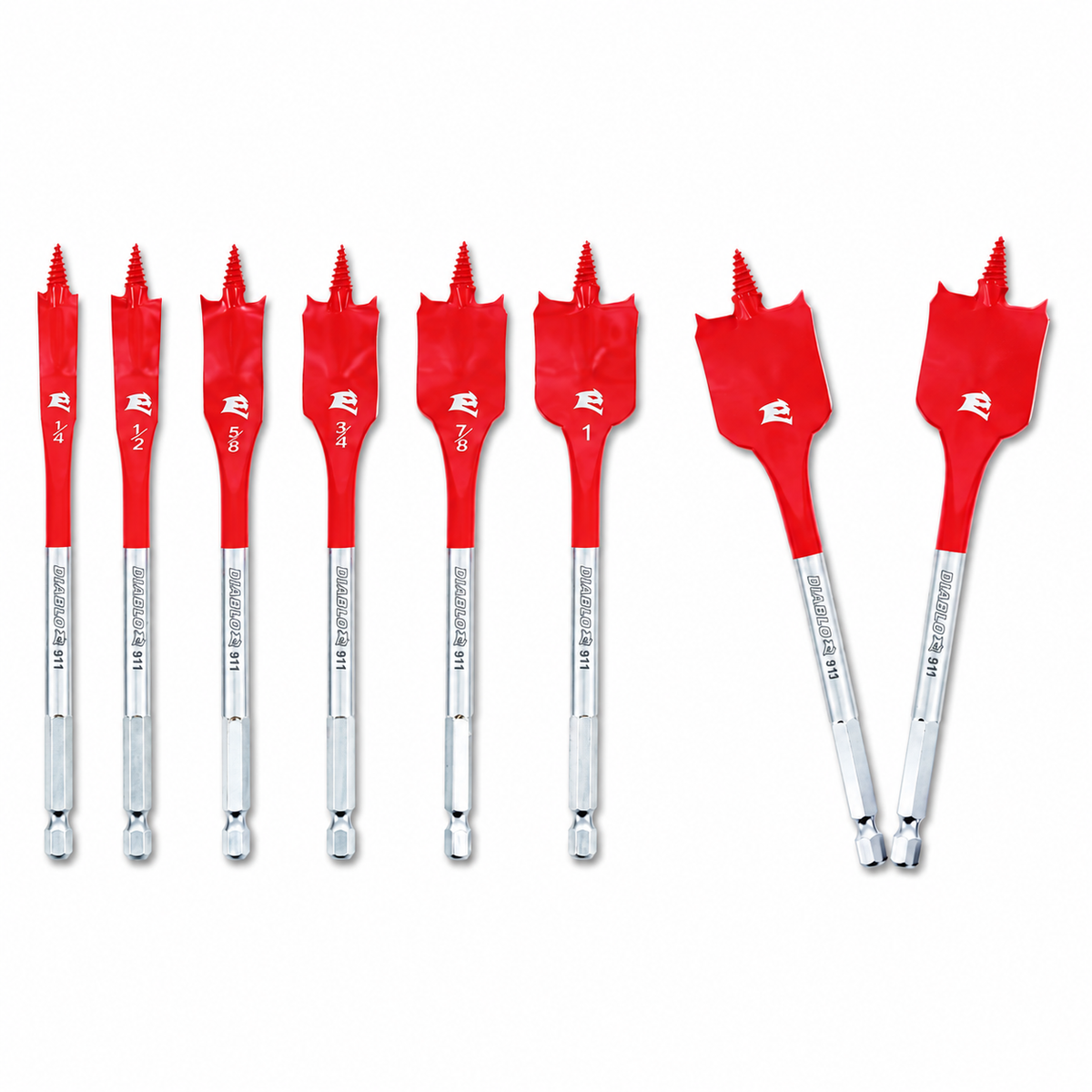 DIABLO DSP2920-S6-2 SPEEDemon Spade Bit Set — 8 Pieces