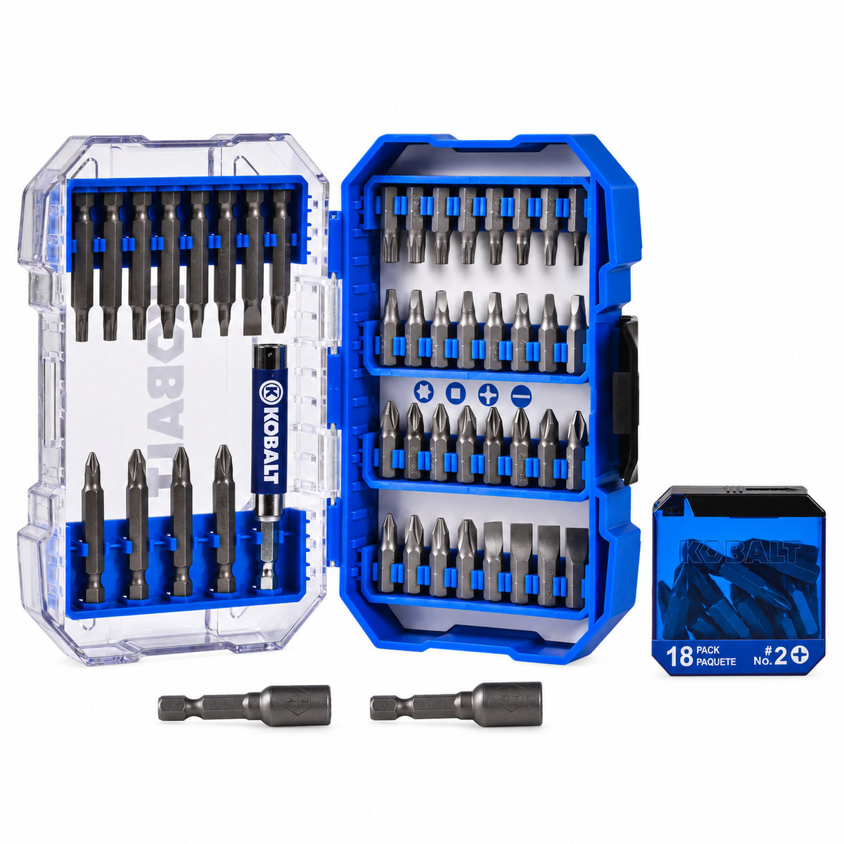 Kobalt DTC-88065 Screwdriver Bit Set with Case — 65 Pieces
