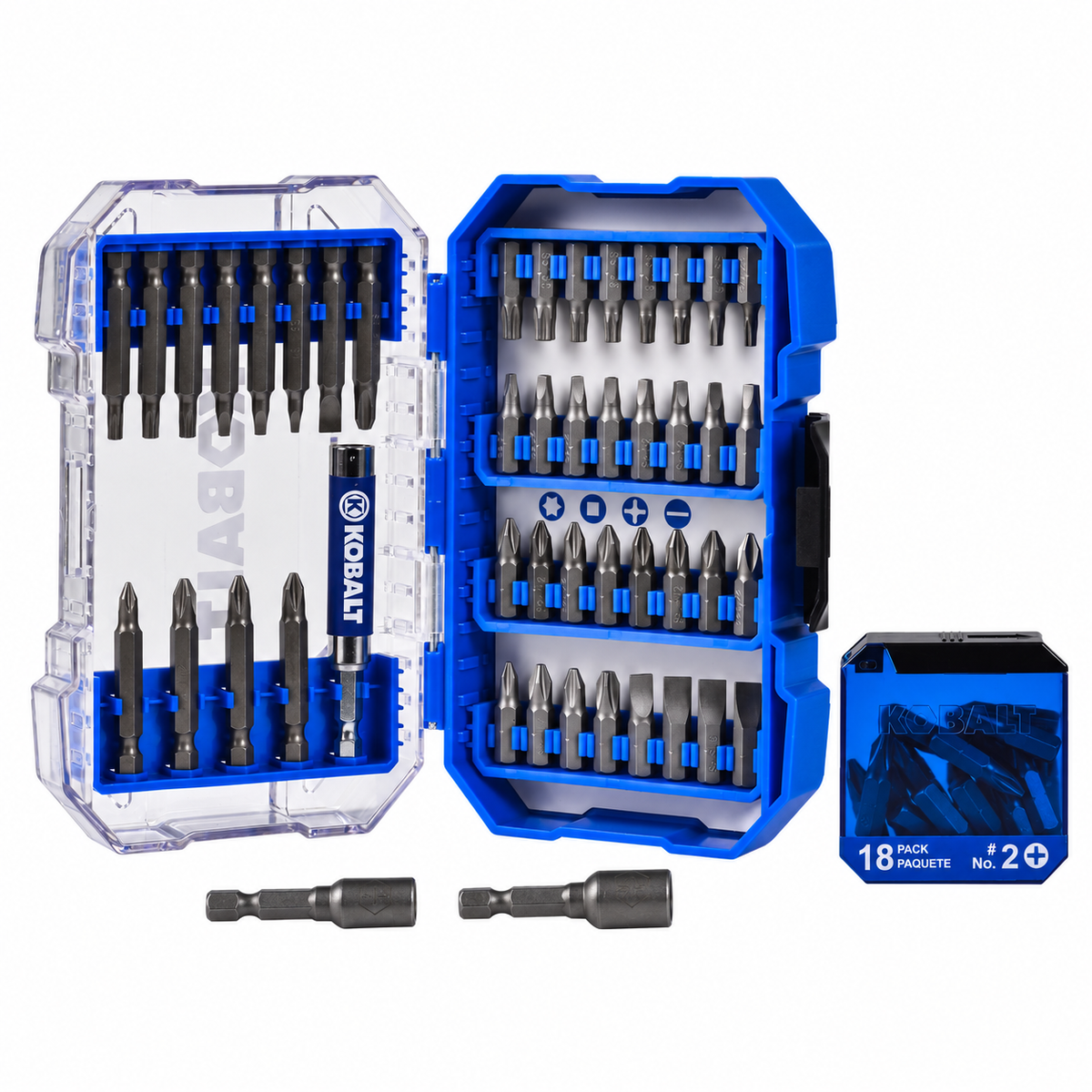 Kobalt DTC-88065 Screwdriver Bit Set with Case — 65 Pieces