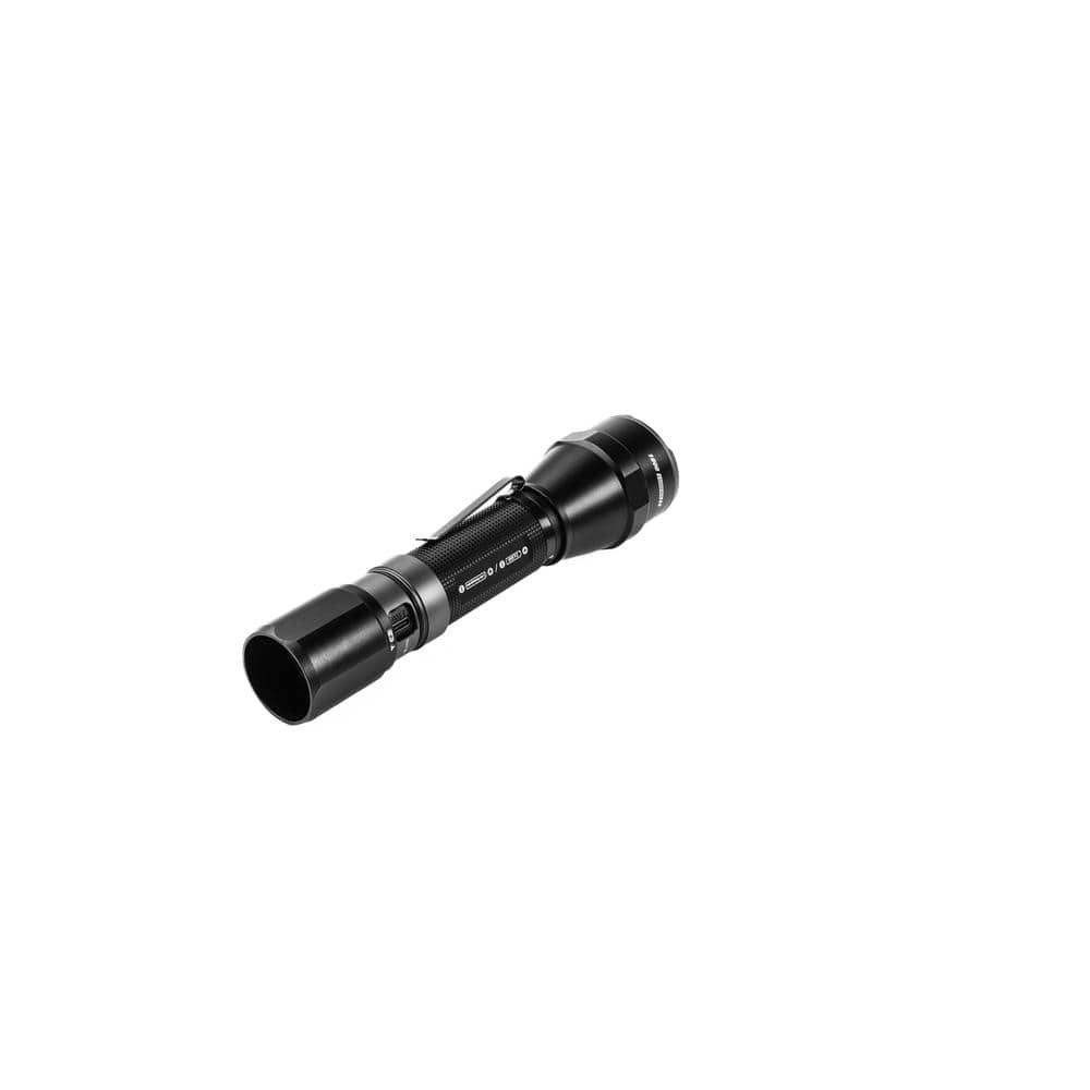 Husky PVL-FLT-0021 1800-Lumen Dual-Power Rechargeable Tactical Flashlight