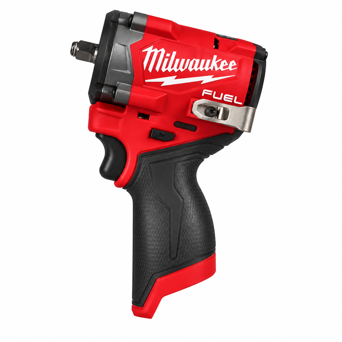 Milwaukee M12 FUEL 12V Lithium-Ion Brushless Cordless Stubby 3/8 in. Impact Wrench (Tool-Only)