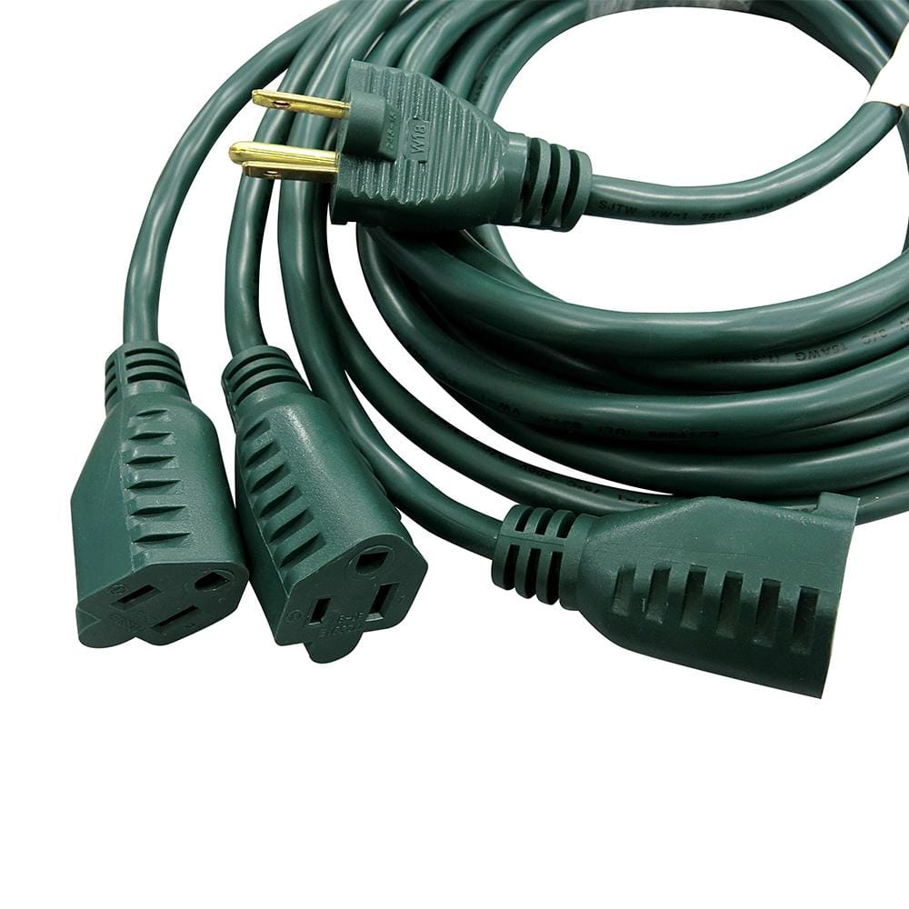 HDX EXG-16340M 40 ft. 16/3 Outdoor Extension Cord — Green — product view 3