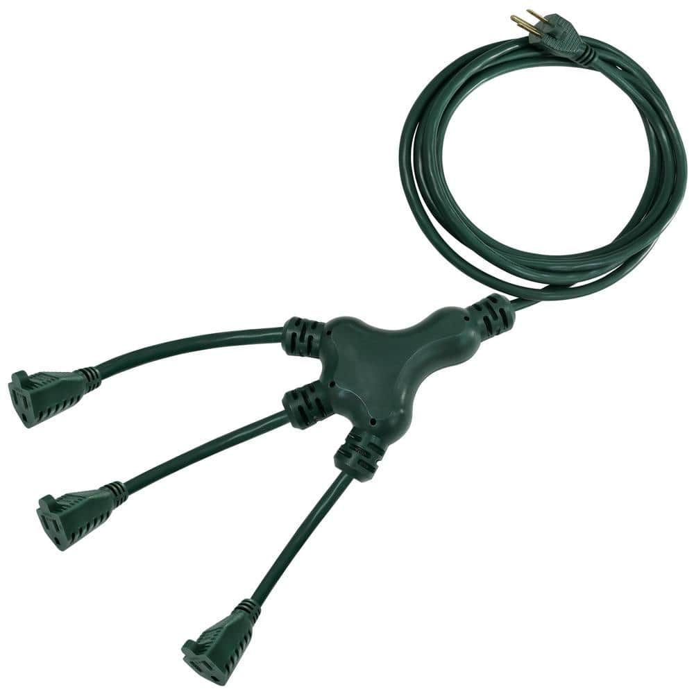 HDX EXG-16340M 40 ft. 16/3 Outdoor Extension Cord — Green — product view 1