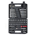 Hyper Tough 113-piece 8UJ0139G mechanics tool set - open storage case