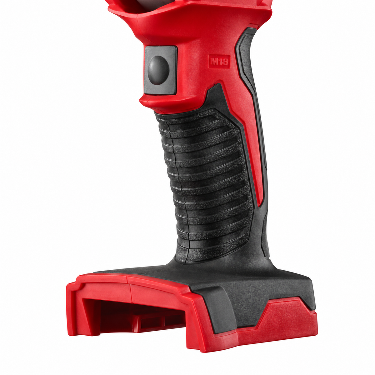 Milwaukee 2735-20 M18 LED flashlight tool only - handle and empty battery mount detail