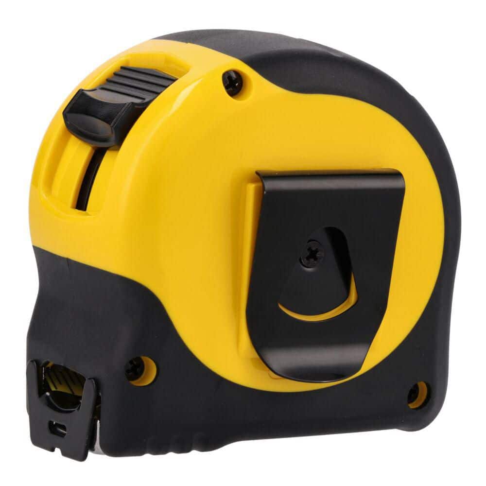 STANLEY 33-725Y FATMAX 25 ft tape measure - rear belt clip view