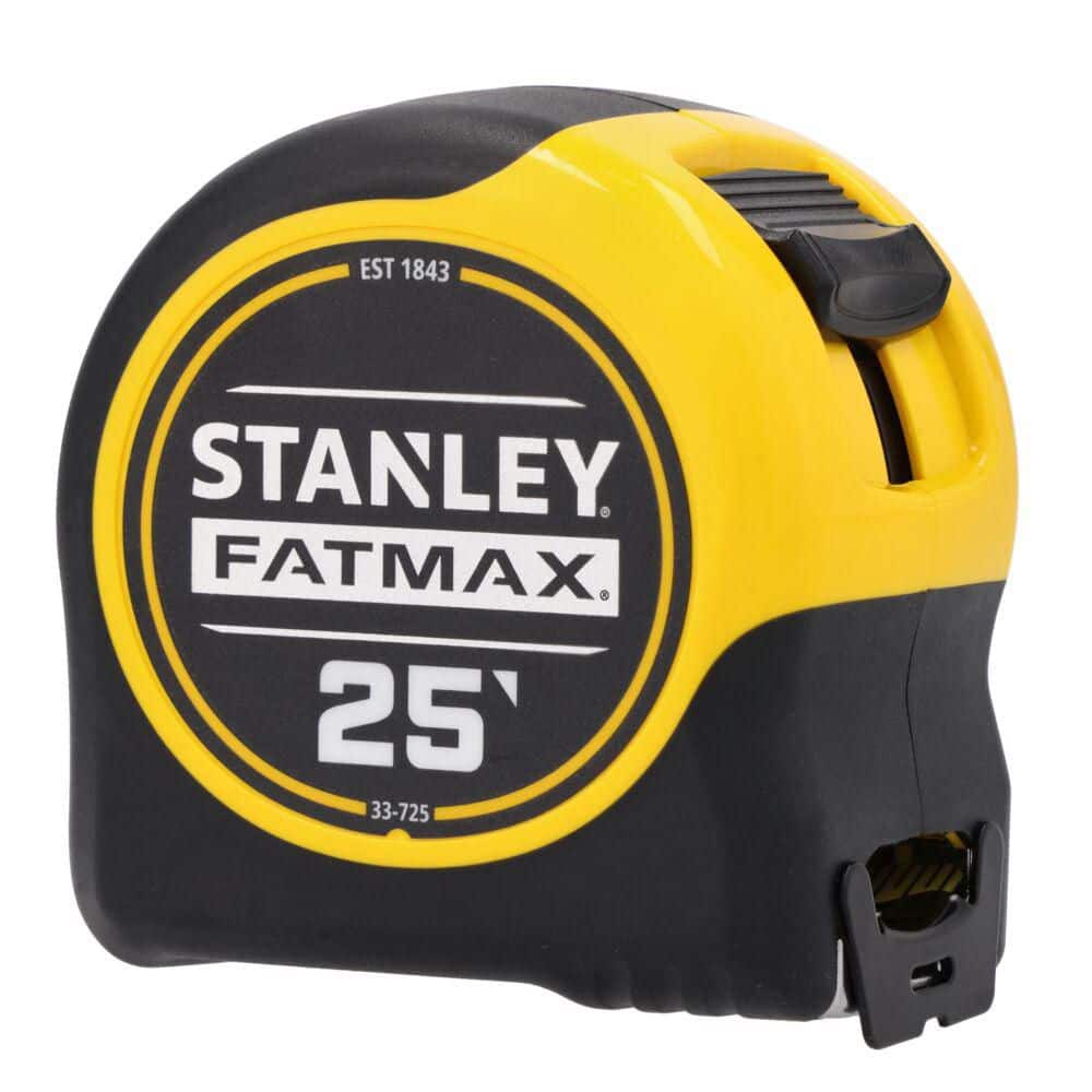 STANLEY 33-725Y FATMAX 25 ft tape measure - front view