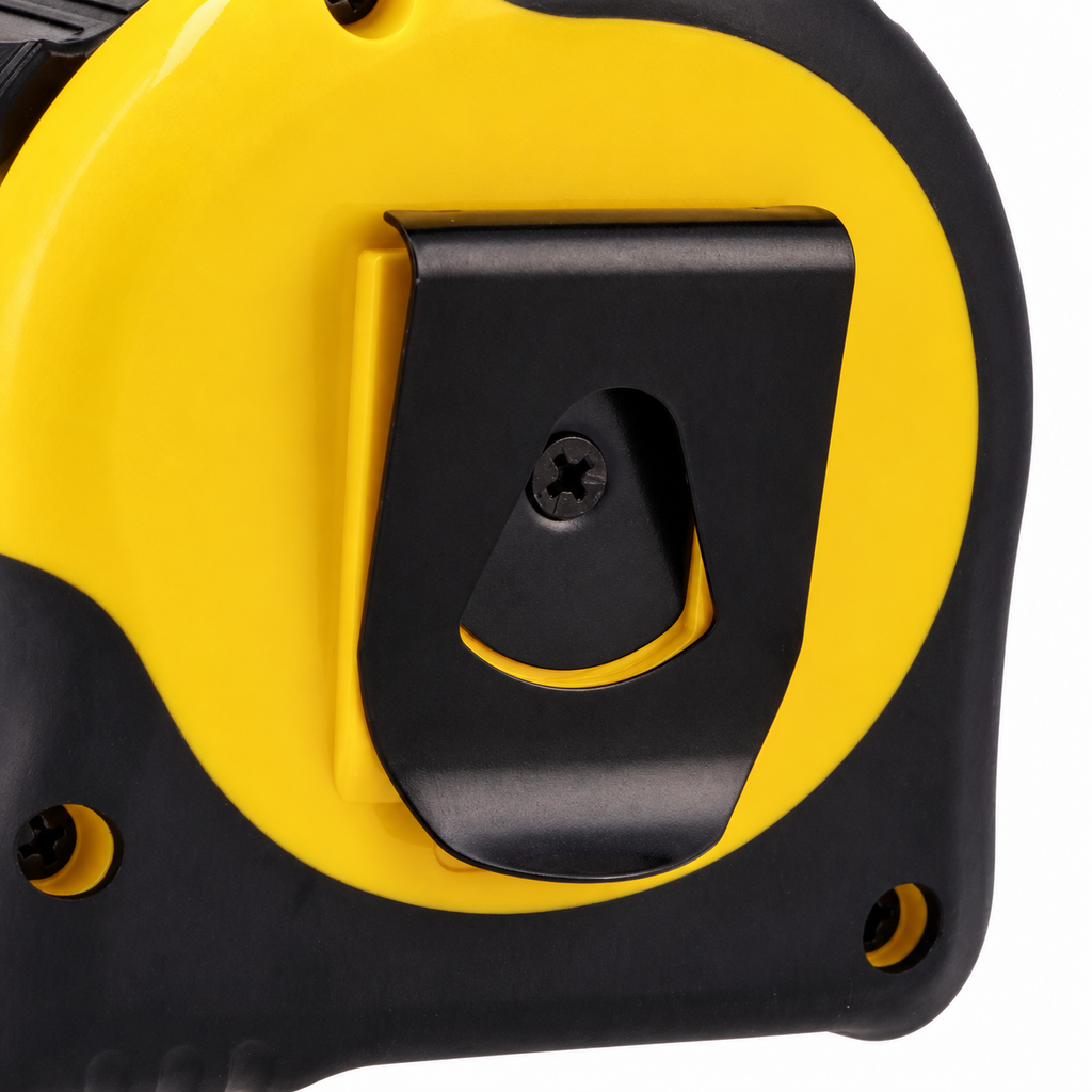 STANLEY 33-725Y FATMAX 25 ft tape measure - belt clip detail